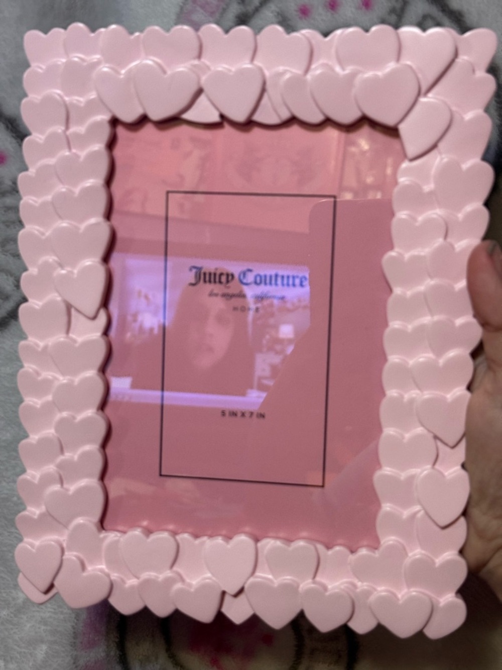 Juicy Couture Light Pink Heart Photo Frame